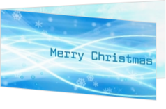 Business Weihnachtskarten für Unternehmen - Weihnachtskarte shocking blue christmas, ll