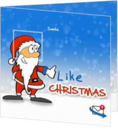 Cartoons und lustige Weihnachtskarten Designs - Weihnachtskarte like christmas, vk