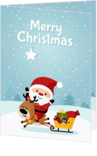 Cartoons und lustige Weihnachtskarten Designs - Weihnachtskarte LCD128-D